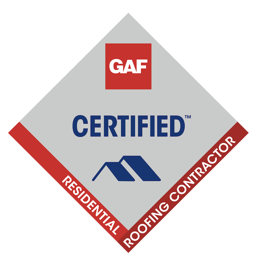 GAF Certified Residential Roofing Contractor badge